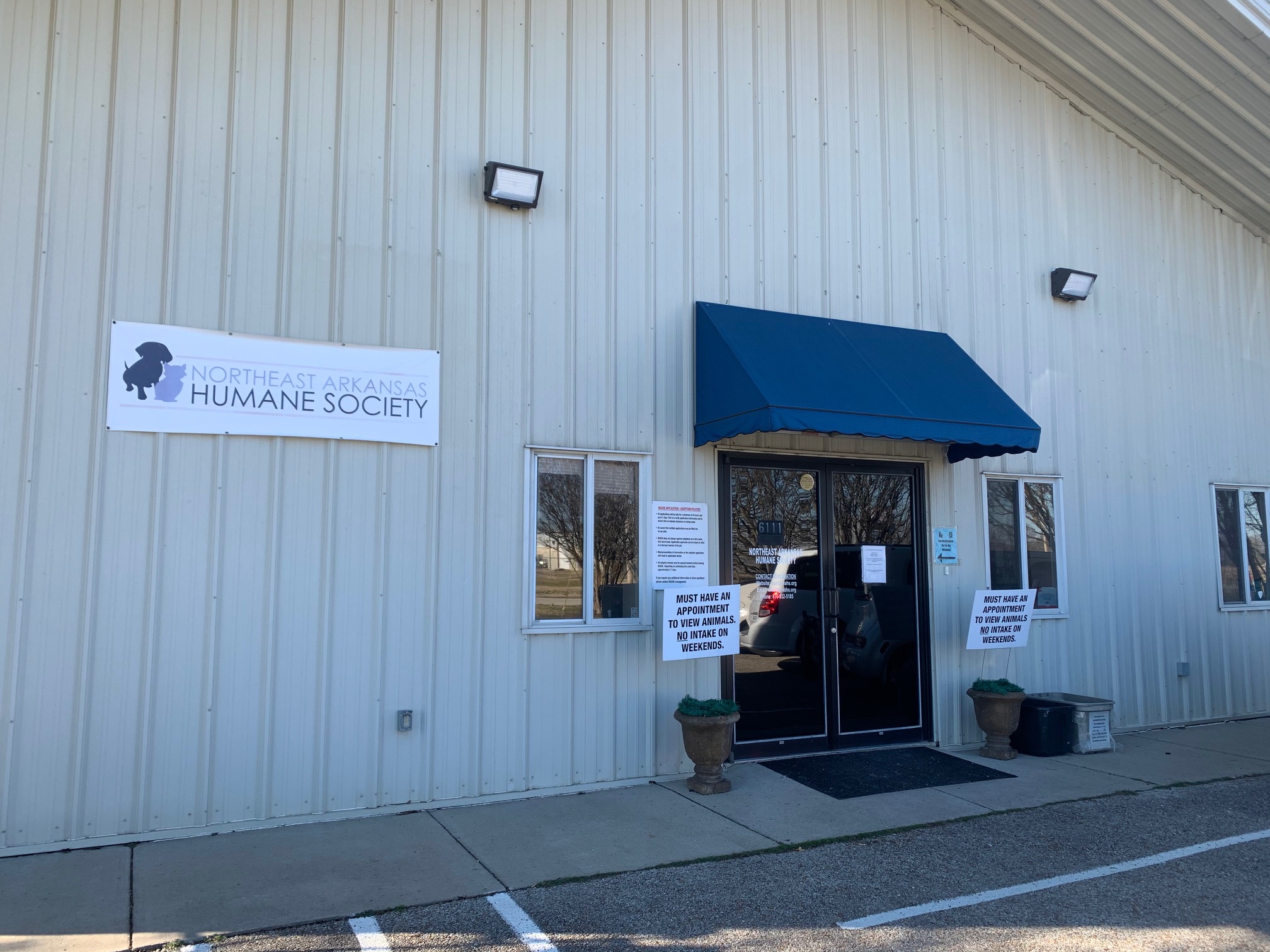 Northeast Arkansas Humane Society Building Front 